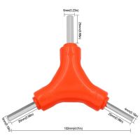ประแจประแจอัลเลนหกเหลี่ยมด้านในแบบ3 In 1ประแจหกเหลี่ยม,2.5/3/4/5/6/8มม. ประแจเครื่องมือมือด้ามเหล็กกล้าคาร์บอนประแจ
