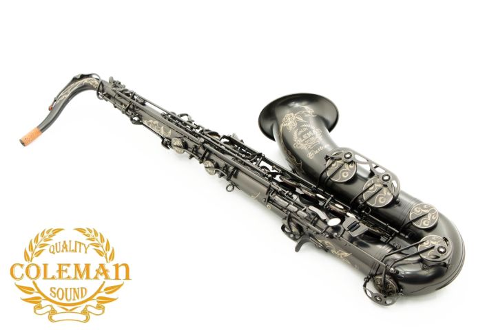 แซกโซโฟน-saxophone-tenor-coleman-clc-552t-matt-black-nickel