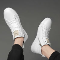 Men Fashion High Top Sneakers Spring Autumn Casual High Shoes New Luxury nd Men Genuine Leather Shoes Simple Flats