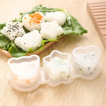 5pcs/set Mold Diy Sushi Mold Onigiri Rice Ball Food Press Triangular Sushi  Maker Sushi Kit Japanese Bento Sushi Accessories