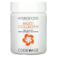 Codeage Hydrolyzed Multi Collagen Type I, II, III, V, X, 90 Capsules