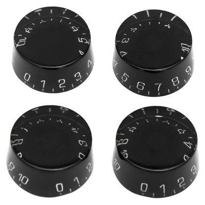 4Pcs Electric Guitar Top Hat Knobs Speed Volume Tone Control Knobs Compatible for Les Paul LP Style Guitar