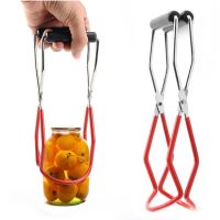 Wide Mouth Clip Canning Jar Tong Stainless Steel Anti-Scalding Lifter Non-Slip Feeding BottleClip Kitchen Anti-Scald Jar Clamp