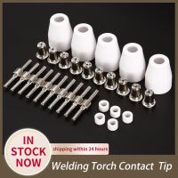 30pcs LG-40 PT-31 Plasma Cutter Torch Consumables Extended Nickel-Plated Electrodes Nozzles For CUT40 312 Plasma Cutting Machine