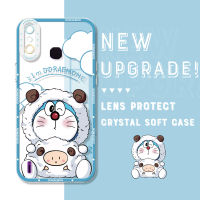 Casing Ponsel 4C อัจฉริยะสำหรับ Infinix Smart 4 X653C X653 Smart 6 Plus เคสการ์ตูนกันกระแทกของแท้ปลอกอ่อนเคสมือถือใสสำหรับคลุมทั้งหมดกล้อง