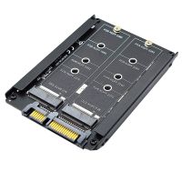 NGFF to SATA3 Adapter Card Solid State Drive to 6G Adapter Card with Enclosure Socket M.2 SATA Adapter