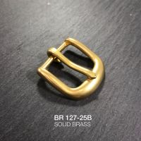 BR127-25B หัวเข็มขัดปรับสายกระเป๋า ขนาด 25มิล อะไหล่ทองเหลืองแท้ *ราคาต่อชิ้น* leatherbrass