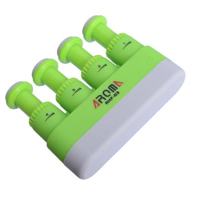 Aroma AHF-03 Portable Guitar Bass Piano Hand and Finger Exerciser Medium Tension Hand Grip Trainer 4 Colors 1pcs
