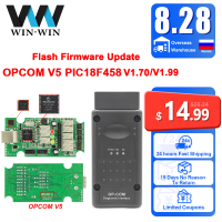 OPCOM V5สำหรับ Opel ON COM 1.70แฟลชเฟิร์มแวร์อัปเดตสายวินิจฉัยรถยนต์สำหรับ Opel OP-COM PIC18F458 CAN BUS OBD 2 OBD2เครื่องมืออัตโนมัติ