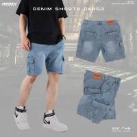 ZEROBOY “ DENIM SHORTS CARGO ” ยีนส์คาร์โก้ขาสั้น "