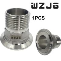 【✱2023 HOT✱】 ci22op Wzjg 1/2 "Dn15-2" สแตนเลส Dn50 Ss304สุขาภิบาลตัวผู้ปลอกเกลียว Od 50.5มม. พอดี1.5 "Tri Clamp