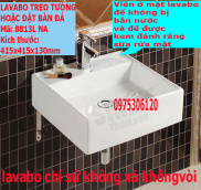 Chậu rửa mặt lavabo TREO TƯỜNG HAY ĐẶT BÀN ĐÁ 8813L