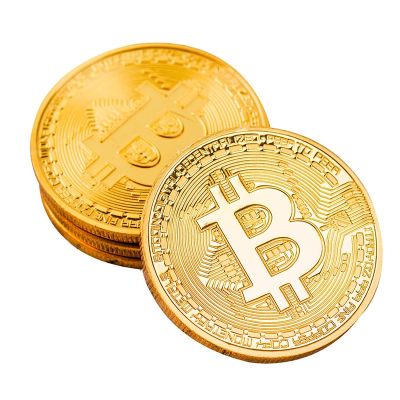 【CC】❡۞  1/2pcs BTC rubles commemorative Souvenir Gold Collectible Plated Coin Antique Imitation