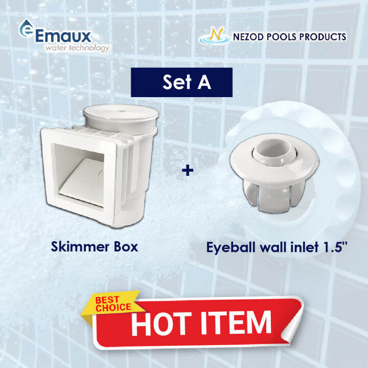 EMAUX EM0010RV SPA Skimmer Box (Concrete & Vinyl Pool ) 1.5inch