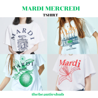 พร้อมส่ง  Mardi Mercredi เสื้อยืด รวมลาย แท้100%