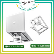 Đế tản nhiệt laptop macbook máy tínhHXSJ X5P nhôm nguyên khối điều chỉnh 5 cấp độ cho máy 10 thumbnail