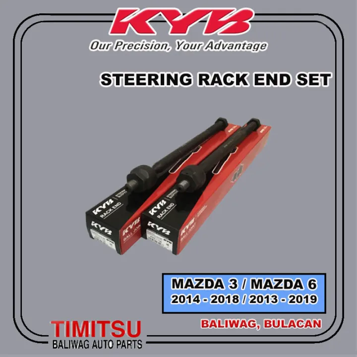 STEERING RACK END SET MAZDA 3 20142018 / MAZDA 6 20132019 KRE1140 KYB
