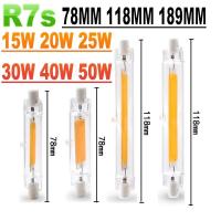 【CW】High Power LED R7s COB Glass Tube 118mm J118 78mm J78 COB Light Bulb AC1110V 120V 130V 220V 230V 240V Home Replace Halogen Lamp