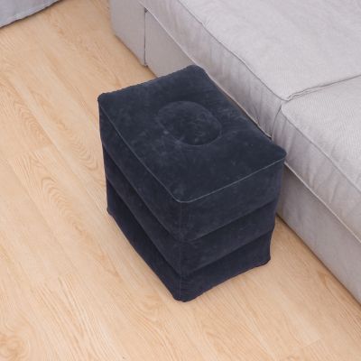 ∈ Stepping Stool For Kids Rest Pillow Travel Three Adjustable Height Footrest Foot Stool Recliner Relax Cushion for Flight or