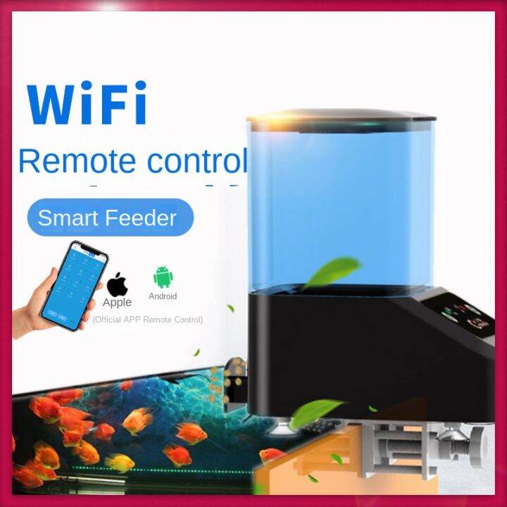 Automatic Fish Feeder Automatic Pet Feeder WiFi Network Mobile Phone