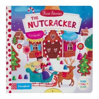 First stories busy series paperboard Books English Fairy Tales The Nutcracker Nutcracker operation activity book enlightens children aged 1-5 to learn English books for parents and children to read the original imported books