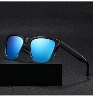 NEW BLUE Retro Square Men Women outdoor sport Sunglasses Polarized Fashion Color Mirror Driving Shades oculos de sol 0717