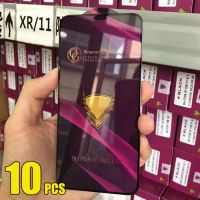 [Electronic film] 10ชิ้น OG กระจกนิรภัยเต็มฝาครอบโค้งฟิล์มป้องกันหน้าจอยามสำหรับ iPhone 14 Pro Max 13มินิ12 11 XS XR X 8 7 6บวก SE