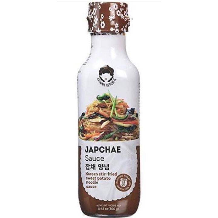 [POP MART] KOREAN GLASS NOODLES SAUCE JAPCHAE AJUMMA REPUBLIC 325G