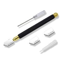 ชุดเครื่องมือตัดกระจก2Mm-20Mm Pencil Style Oil Feed Tip With Oil Dropper Screwdriver Blades For Cutter Mirror Ceramics