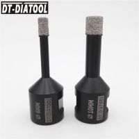 【❖New Hot❖】 guangz Dt-Diatool 2ชิ้น M14แห้งเชื่อมแบบสุญญากาศเพชรแกนเจาะกระเบื้องเซรามิกหินอ่อนหินแกรนิตเลื่อยหลุมดอกสว่าน Grit35/40