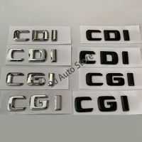 HYS ตัวอักษร CGI CDI พลาสติก ABS รถสติกเกอร์ด้านหลังสำหรับ Mercedes Benz W203 W204 W210 W211 SLS GLK W124 W168อัตโนมัติ3D จำนวนจดหมายลำต้นป้ายสัญลักษณ์อุปกรณ์เสริมรูปลอก