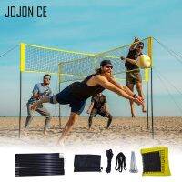 Filet de volley-ball de plage portable équipement de sport dentraînement durable pliable pour équipe en plein air jeu de famille réglable recommandé