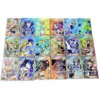 【LZ】 18pcs/set Pokemon Trainers Flash Cards Lillie Nessa Serena Rosa Marnie Classic Game Anime Collection Card Kawaii Gifts Toys