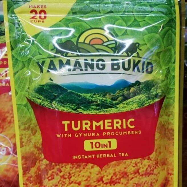 Yamang bukid Turmeric, 10 in 1, instant herbal tea (100 g.) Lazada PH