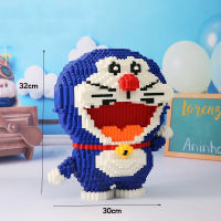 Doraemon DIY สำหรับผู้ใหญ่รองรับบล็อกตัวต่อตัวต่อของเล่น