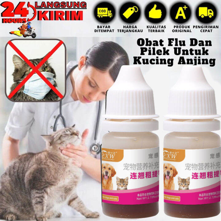 【100% effective】Pet Medicine Anti FLU Colds Cough Treatment Pet Cough ...