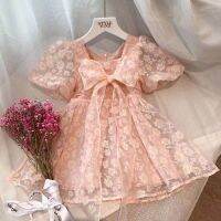 【Ladies shop】สาวแฟชั่นดอกไม้เด็ก Girl2021Baby ชุดน่ารักสำหรับเด็กวัยหัดเดิน7ปี BirthdayWear