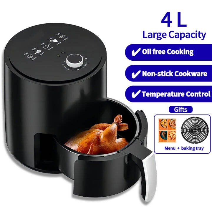 Air Fryer 4/5L Household Multi-functional Oil-free Healthy Cooking ...