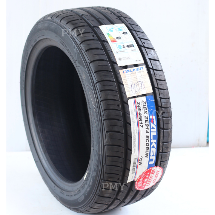 245-45r17-95w-ยางรถยนต์-ยี่ห้อ-falken-รุ่น-ze914-ล็อตผลิตใหม่ปี22-ราคาต่อ1เส้น-มาตรฐานจากญี่ปุ่น-ราคาพิเศษมีจำนวนจำกัด