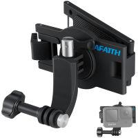 AFAITH กล้อง GoPro Hero 10 9 8 7 6,กล้องแอ็กชันปรับสายได้หมุน360 °