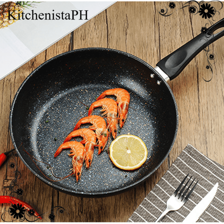KitchenistaPH 24cm Nonstick Frying Pan for Stove, Induction Cooker