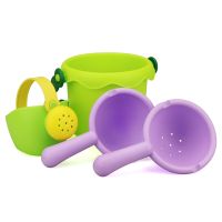 Childrens bath toys boys and girls small kettle shower play water set baby spoon bucket beach tools