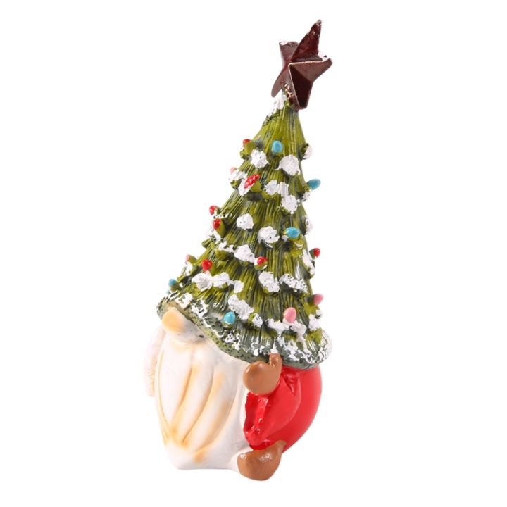 dwarf-christmas-tree-desktop-christmas-tree-lights-for-desktop-classic-series-resin-christmas-decorations