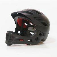 Integrally-Mold Safety Childrens Bicycle Helmet MTB Riding Scooter Enduro Rider Helmet Kids Off Road Bike Cap Full Face Cyclist