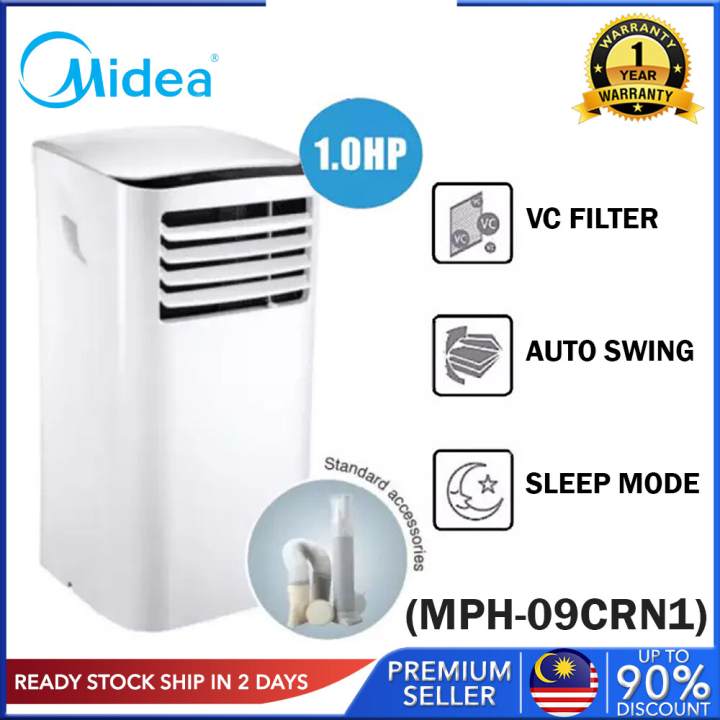 Midea 1.0hp Portable Air Conditioner / Aircond / Air Cond (MPH09CRN1