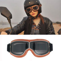 【ส่งจากกรุงเทพฯ 】แว่นตากันลมสำหรับขี่มอเตอร์ไซค์ Universal Vintage Motorcycle Goggles สากลกลางแจ้ง windproof วินเทจรถจักรยานยนต์แว่นตาหมวกกันน็อครถมอเตอร์ไซด์แว่นตา