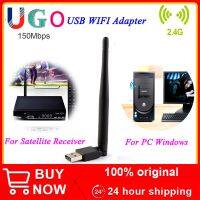 UGO WiFi Wireless Network Card USB 2.0 150M 802.11 B/G/N LAN Adapter with Rotatable Antenna for Laptop PC Mini Wi-fi Dongle