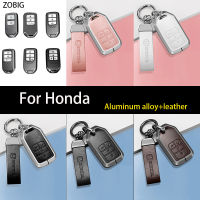 ZOBIG สำหรับ Honda Key Fob Cover Key Fob Case สำหรับ HONDA Accord Civic Fit Jazz CRV HRV Vezel City OdysseyPassport Smart Full Cover Protection Smart Remote Keyless Key Fob Shell