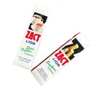 Zact Toothpaste Stain Fighter แซคท์ ไลอ้อน ยาสีฟันลดคราบ สำหรับผู้ดื่มชาและกาแฟ Zact Toothpaste Smoker แซคท์ ยาสีฟัน สำหรับผู้สูบบุหรี่ 160 กรัม