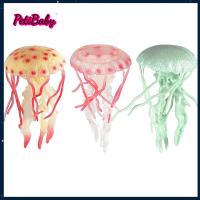 PETIBABY โมเดลภูมิทัศน์ทะเลของตกแต่งตู้ปลาของเล่นเพื่อการศึกษาปฐมวัยแมงกะพรุนจำลองชีวิตในทะเลเหมือนจริงสิ่งมีชีวิตทางทะเล